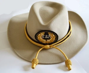 American Civil War Confederate Officers CSA Badged Grey Slouch 61cms XLarge - Picture 1 of 4