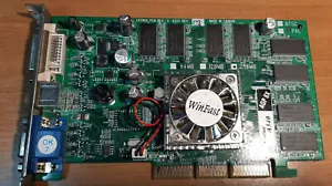 Leadtek Winfast A340 AGP nvidia GeForce FX5200 256Mb Ram - Picture 1 of 9