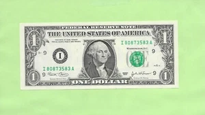 2003 ..UNCIRC $1 I 8087 3583 A .... 2003 $1 I-A NICE NOTE FRN - Bild 1 von 2
