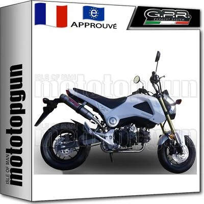 GPR POT D ECHAPPEMENT HOMOLOGUE DEEPTONE ACIER HONDA MSX - GROM 125 2015 15 - Photo 1/3