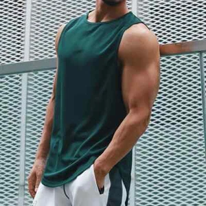 Gym Tank Top Men Running Vests Mesh Quick Dry Bodybuilding Sleeveless Shirt - Picture 1 of 29