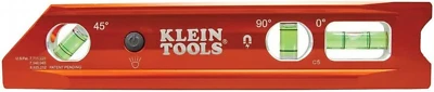Klein Tools 935RBLT Level, 9-Inch Lighted Torpedo Level with One Size, Orange  - Image 1 of 4