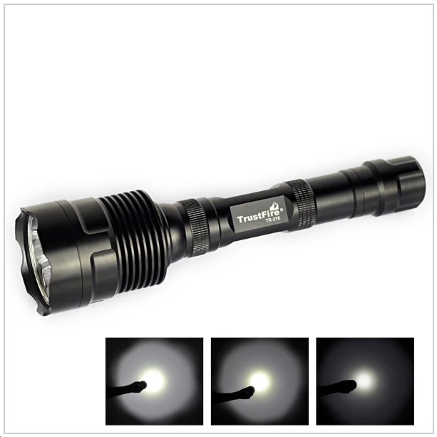 Cree 3T6 LED Antorcha Táctica Militar No Zoom 3800 Lumen Muy Potente - Imagen 1 de 1