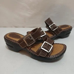 b.o.c. Born elden sandals brown buckle strap slip on womens 8M - Picture 1 of 6