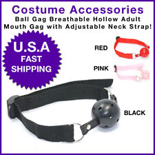 Deluxe Leather Lockable Ring Gag, Ball Gag, Open Mouth, With Adjustabl -  Cuffstore