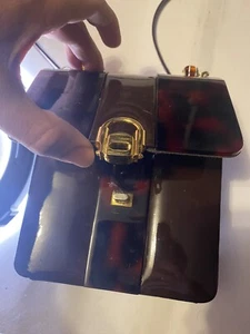 Purse  Hand bag, small bag with long strap - Picture 1 of 6