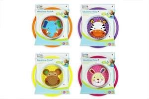 Plato de comida First Steps Jungle Pals libre de BPA 12 meses + destete autoalimentación - Imagen 1 de 5