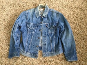 Vintage Mens Levi Jean Jacket In Vintage Outerwear Coats \u0026 Jackets For Men  for sale | eBay