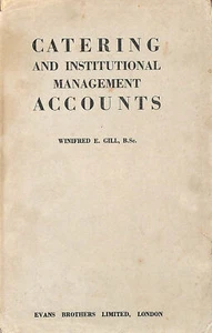 Catering and Institutional Management Accounts by Winifred Ethel Gill - Imagen 1 de 1