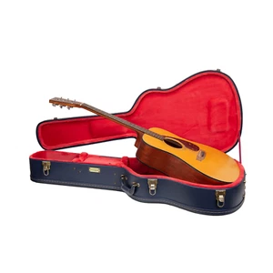 Crossrock Wood For Dreadnought Acoustic Guitars,Mink Imitation Fleece,Ocean Blue - Picture 1 of 7
