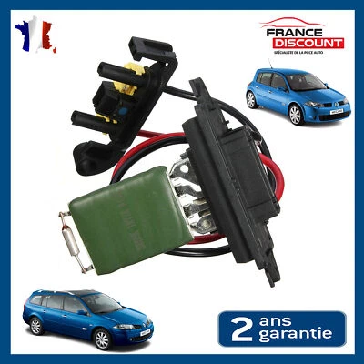 RESISTANCE DE CHAUFFAGE COMPATIBLE RENAULT MEGANE II TOUS MODELES 7701207717 - Immagine 1 di 4