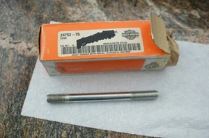 NOS OEM Harley Davidson Sportster, 77-85 left driver foot peg mounting stud - Foto 1 di 2