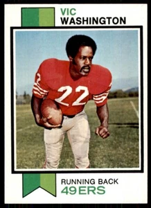 1973 Topps Vic Washington #238 San Francisco 49ers EC2mDn FREE SHIPPING - Picture 1 of 2