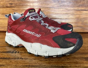 Montrail Hurricane Ridge GTX Waterproof XCR Trail Running Shoes Red Womens Sz 8 - Picture 1 of 15