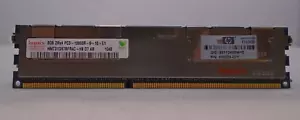 MEMORIA RAM SERVIDOR DDR HP HYNIX HMT31GR7BFR4C-H9, 8GB 2Rx4 PC3-10600R - LOTE DE TRABAJO X7 - Imagen 1 de 2