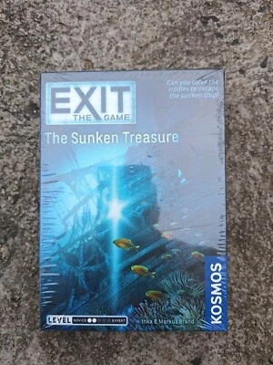 EXIT THE GAME The Sunken Treasure, Kosmos Home Escape Room Game. Age 10+ New - Image 1 of 3