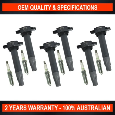 Swan Ignition Coil & NGK Spark Plug Pack for Chrysler Sebring JS 2007-2010 2.7L - image 1 of 4