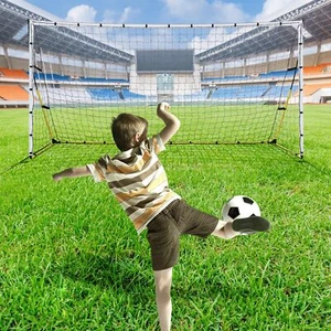 12x6 Pop Up Football Goal PORTABLE TRAINING Garden Goals with bag quick set up - Picture 1 of 8