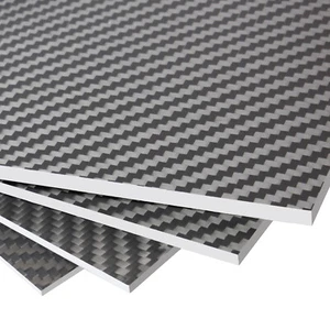 200X300 100% 3K Carbon Fiber Sheet Laminate Plate Panel 0.5-4MM Thickness - Picture 1 of 8