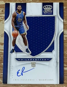 Camiseta deportiva Panini Crown Royale 2019-20 Eric Paschall automática tarjeta de novato #'d 27/199!¡! - Imagen 1 de 2