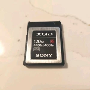 Sony 120GB G Series XQD Memory Card (W: 400MB/s R: 440MB/s) - Picture 1 of 2