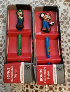 2 NEW STYLUS MARIO, & LUIGI COLLECTIBLE Nintendo 3DS DSi DS XL - Picture 1 of 4