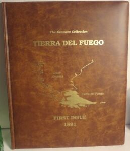 1891 FIRST ISSUE STAMP - TIERRA DEL FUEGO-ARGENTINA - PRISTINE in SPECIAL FOLDER