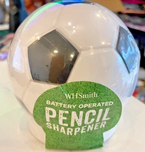 Brand New Football Themed Battery Operated Electric Pencil Sharpener - Picture 1 of 3