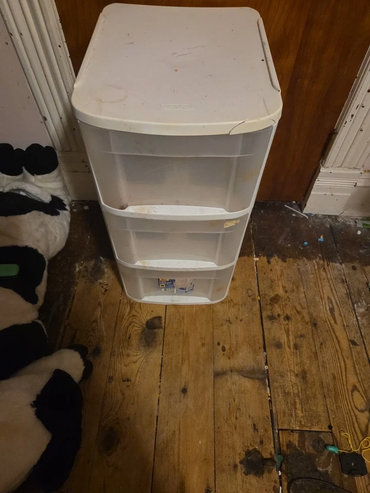 "Platos blancos de plástico, 7"" 100 unidades toque de color estilo cena resistente" Foto 1 de 1