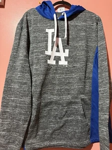 Fanatics Herren Pullover XL Extra Large Grau Blau LA Los Angeles Dodgers Neu - Bild 1 von 9
