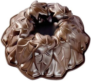 Nordic Ware Harvest Leaves Bundt Pfanne, Bronze One Size, - Bild 1 von 7