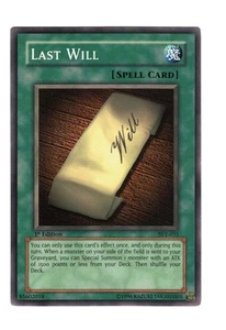 Yugioh - 1X Letzter Wille - Common - 1. Auflage - SYE-031 - Light Play - Bild 1 von 2