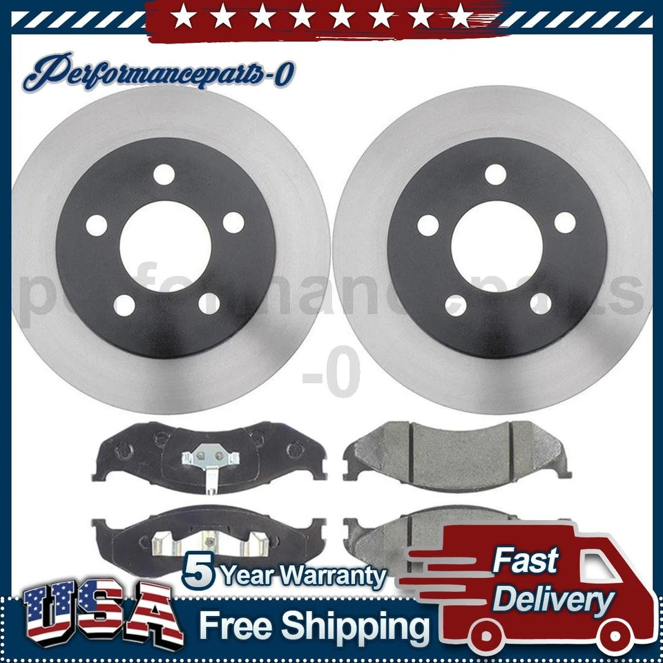 Juego de pastillas de freno de disco delanteras Centric Parts rotor de freno de disco para Jeep TJ 1999-2006 Foto 1 de 4