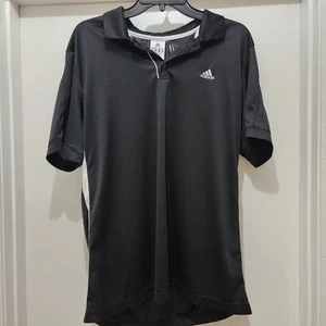 Addidas Climate Golf Polo Mens Large Black & White - Picture 1 of 15