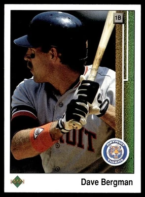 1989 Upper Deck Dave Bergman Detroit Tigers #266 - Image 1 of 2