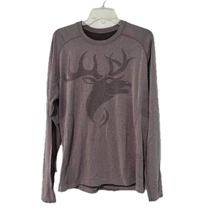 Lululemon Metal Vent Tech Shirt Mens L Purple Long Sleeve Limited Edition Buck - Picture 1 of 10