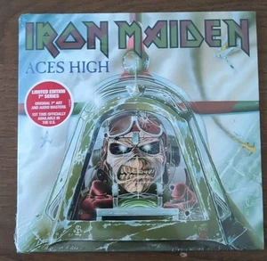 Iron Maiden: Aces High 2014 Limited Edition US Neu Versiegelt 7" Vinyl Hype Aufkleber - Bild 1 von 7