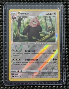 🐱Reverse Holo Bewear 112/149 Rare SM Base Set Pokemon TCG - Bild 1 von 3