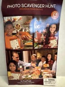 Festive Thanksgiving Party Photo Scavenger Hunt 16 Pieces for 2-8 Players Amscan - Picture 1 of 3