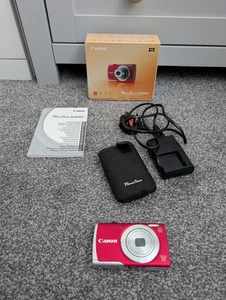 Canon PowerShot A2600 16.0MP 5X Digital Camera, Compact, Battery Charger+UK Plug - Picture 1 of 13