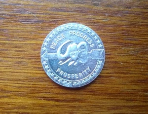 Ficha electoral Keep America Strong de IKE (EISENHOWER) política de la década de 1950 - Imagen 1 de 2