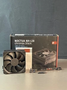 Noctua NH-L9i chromax.Black, Premium Low-Profile CPU Cooler for Intel LGA1200 & - Picture 1 of 8