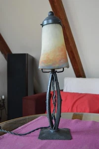 Lámpara antigua francesa ART DECO AÑOS 30 Müller Fres Luneville - Imagen 1 de 10