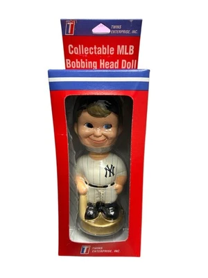 Cabeza Bobble Vintage Twins Enterprise New York Yankees Nueva En Caja MLB Foto 1 de 3