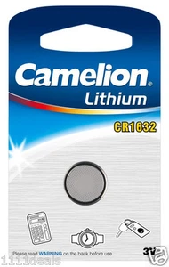 1 Camelion Lithium CR1632 DL1632 BR1632 KL1632 L1632 3-Volt Coin Cell Battery - Picture 1 of 1
