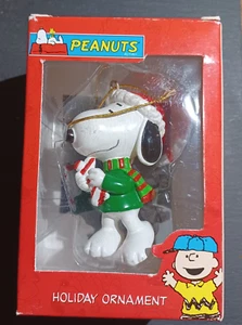 Adorno de vacaciones Kurt S. Adler cacahuetes Santa Snoopy con hueso - BONITO - BC-3 - Imagen 1 de 3