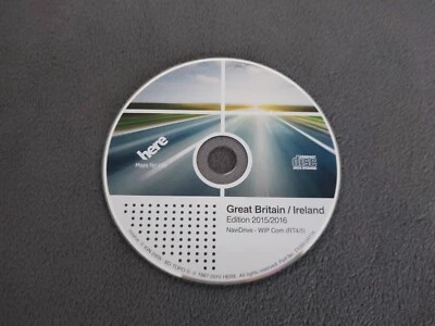 CD Navigation RT4 RT5 GREAT BRITAIN IRELAND 2015/2016 Peugeot Citroën - Bild 1 von 4