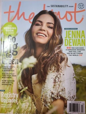 The Knot Magazine JENNA DEWAN ,GO BIG go Green  Nov/21 M16 Foto 1 de 2