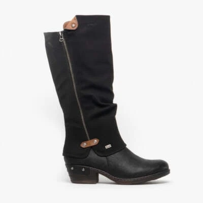 Botas informales Rieker 93655 para mujer forro cálido con cremallera Foto 1 de 2