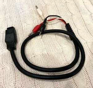 TI-99/4A TI99 Home Computer Black Single CASSETTE CABLE - Picture 1 of 4